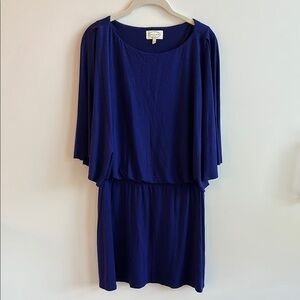 Scoop NYC Dark Purple Draped Dress